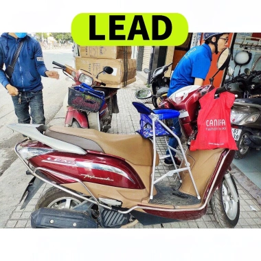 Ghế cho bé ngồi xe LEAD Ghế ga xếp sắt sơn tĩnh điện xám gấp gọn, giá 193.380₫ 3 Ghế cho bé ngồi xe LEAD Ghế ga xếp sắt sơn tĩnh điện xám gấp gọn, giá 193.380₫ 3