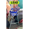Ghế cho bé ngồi xe LEAD Ghế ga xếp sắt sơn tĩnh điện xám gấp gọn, giá 193.380₫ 7
