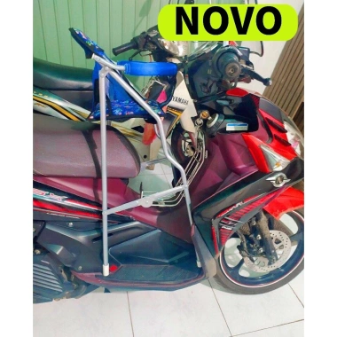 Ghế cho bé ngồi xe Novo 2-6, LX sắt sơn xám - An toàn, Giá ưu đãi 190k
