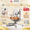 Ghế chống gù Sakawin Premium G01 - Tựa lưng tự động ôm sát, khóa bánh, nâng hạ độ cao linh hoạt, giảm giá 4.590.000₫