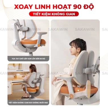 Ghế chống gù Sakawin Premium G01 - Tựa lưng tự động ôm sát, khóa bánh, nâng hạ độ cao linh hoạt, giảm giá 4.590.000₫ 8 Ghế chống gù Sakawin Premium G01 - Tựa lưng tự động ôm sát, khóa bánh, nâng hạ độ cao linh hoạt, giảm giá 4.590.000₫ 8