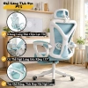 Ghế Công Thái Học Cao Cấp PTS06 - Tựa Đầu, Gác Chân Đệm, Ngả Lưng Sâu, Phù Hợp Làm Việc và Game, Giảm giá tới 1.549.000₫