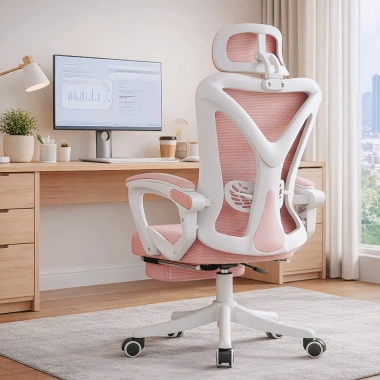 Ghế Công Thái Học Cao Cấp PTS06 - Tựa Đầu, Gác Chân Đệm, Ngả Lưng Sâu, Phù Hợp Làm Việc và Game, Giảm giá tới 1.549.000₫ 4