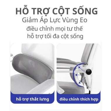 Ghế Công Thái Học Chơi Game CTH-95-LXR 125° Đỡ Lưng Lưới Thoáng Khí Giá 1,539,000₫ 2