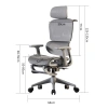 Ghế Công Thái Học CTH99 Lưng Lưới Tay Vịn Thông Minh Size Lớn Ngả Lưng 145 độ Tựa Đầu - 2.185.000đ 9