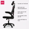 Ghế Công Thái Học Deli Cao Cấp 3D – Tựa Đầu, Tựa Tay Điều Chỉnh, Hỗ Trợ Cổ & Cột Sống 2