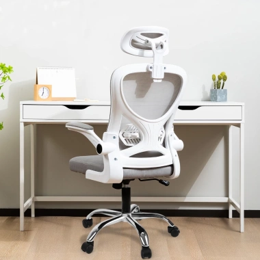 Ghế Công Thái Học Deli Cao Cấp 3D – Tựa Đầu, Tựa Tay Điều Chỉnh, Hỗ Trợ Cổ & Cột Sống 9