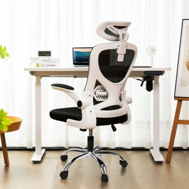 Ghế Công Thái Học Deli Cao Cấp 3D – Tựa Đầu, Tựa Tay Điều Chỉnh, Hỗ Trợ Cổ & Cột Sống 10