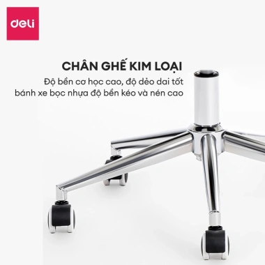 Ghế Công Thái Học DELI Giám Đốc Xoay 360°, Tựa Đầu, Điều Chỉnh Tay Vịn, Giá 2.99 Triệu 6 Ghế Công Thái Học DELI Giám Đốc Xoay 360°, Tựa Đầu, Điều Chỉnh Tay Vịn, Giá 2.99 Triệu 6