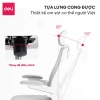 Ghế Công Thái Học DELI Giám Đốc Xoay 360°, Tựa Đầu, Điều Chỉnh Tay Vịn, Giá 2.99 Triệu 8