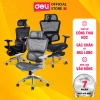 Ghế Công Thái Học DELI Hỗ Trợ Cột Sống, Bệ Tì Tay, Tựa Lưng 3D, Lưới Vân Rồng, Gác Chân Ngả Lưng - 3,610,000₫ 9