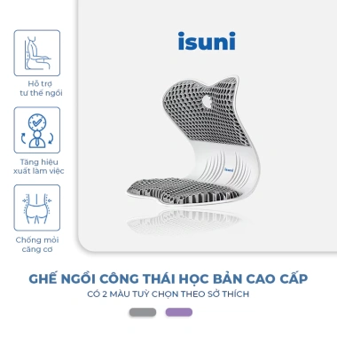 Ghế Công Thái Học Điều Chỉnh Tư Thế Ngồi, Chống Gù Lưng, Hỗ Trợ Cột Sống - Nam Nữ, Giá 879.000₫ 10