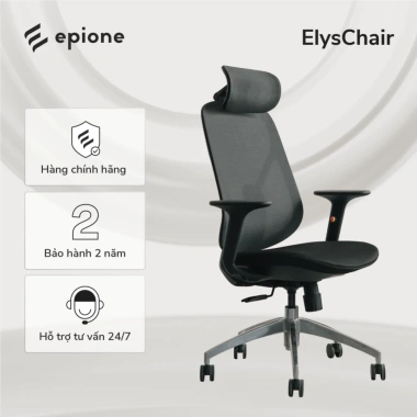 Ghế công thái học Epione ElysChair – Thiết kế ergonomic, hỗ trợ lưng, giảm giá 20% chỉ 2.924.680₫
