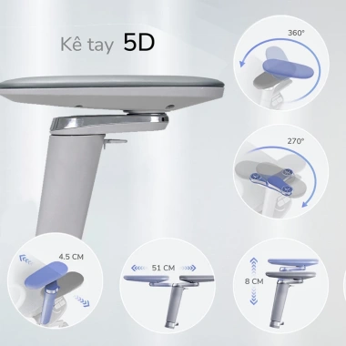Ghế công thái học Epione FortisChair 2.0 - Giá 4.99 triệu, giảm 18% hỗ trợ lưng, thiết kế hiện đại 8 Ghế công thái học Epione FortisChair 2.0 - Giá 4.99 triệu, giảm 18% hỗ trợ lưng, thiết kế hiện đại 8