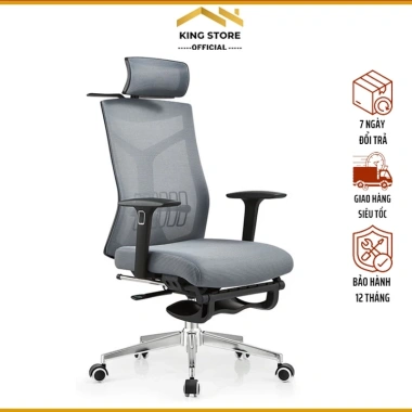 Ghế công thái học Ergonomic bảo vệ cột sống, tựa lưng sợi vải thoáng khí - giá ưu đãi 2.19 triệu