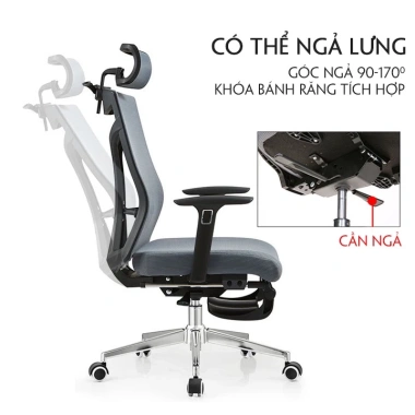 Ghế công thái học Ergonomic bảo vệ cột sống, tựa lưng sợi vải thoáng khí - giá ưu đãi 2.19 triệu 3 Ghế công thái học Ergonomic bảo vệ cột sống, tựa lưng sợi vải thoáng khí - giá ưu đãi 2.19 triệu 3