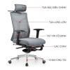 Ghế công thái học Ergonomic bảo vệ cột sống, tựa lưng sợi vải thoáng khí - giá ưu đãi 2.19 triệu 4