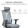 Ghế công thái học Ergonomic bảo vệ cột sống, tựa lưng sợi vải thoáng khí - giá ưu đãi 2.19 triệu 6