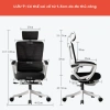 Ghế Công Thái Học Ergonomic HOMELY - Ngả Lưng 135°, Đệm Thắt Lưng Chống Đau Mỏi GVP02 2