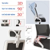 Ghế công thái học Fujiko 401 xoay 360°, tựa lưng & đầu đa màu - 749.000đ 3