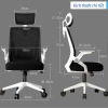 Ghế công thái học Fujiko 401 xoay 360°, tựa lưng & đầu đa màu - 749.000đ 4