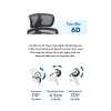 Ghế công thái học GT Ergonomic Open footrest hỗ trợ lưng, lưới thoáng, 6,420,000đ 3