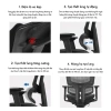 Ghế công thái học GT Ergonomic Open footrest hỗ trợ lưng, lưới thoáng, 6,420,000đ 4