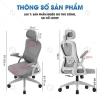 Ghế công thái học HTD-588: Ghế xoay văn phòng lưới, tay 3D, tựa đầu đa chiều, ngả lưng, nâng hạ chiều cao, giảm giá 17% 2