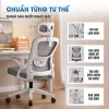 Ghế công thái học HTD-588: Ghế xoay văn phòng lưới, tay 3D, tựa đầu đa chiều, ngả lưng, nâng hạ chiều cao, giảm giá 17% 3