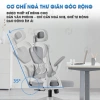 Ghế công thái học HTD-588: Ghế xoay văn phòng lưới, tay 3D, tựa đầu đa chiều, ngả lưng, nâng hạ chiều cao, giảm giá 17% 7