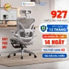 Ghế công thái học HTD 927 Pro - Ngả lưng 145°, tựa đầu 6D, lưới toàn thân, chỉ 3.14 triệu