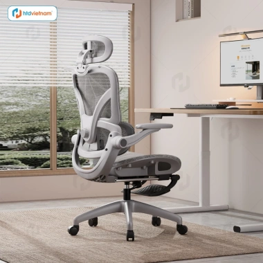 Ghế công thái học HTD 927 Pro - Ngả lưng 145°, tựa đầu 6D, lưới toàn thân, chỉ 3.14 triệu 2