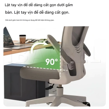 Ghế công thái học IB chơi game văn phòng, lưng cao điều chỉnh, tay vịn, tựa đầu - giá 309.000₫