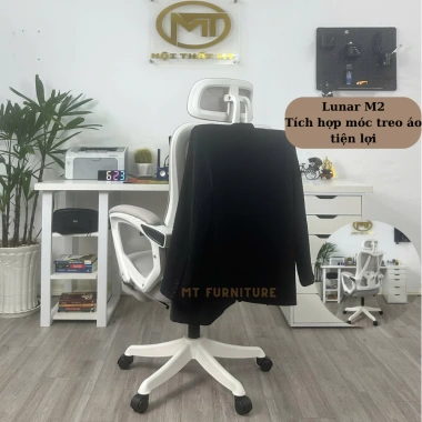 Ghế công thái học LUNAR M1/M2 - Ngã lưng thư giãn, gác chân, giảm giá 20% chỉ 1.554.000₫ 6 Ghế công thái học LUNAR M1/M2 - Ngã lưng thư giãn, gác chân, giảm giá 20% chỉ 1.554.000₫ 6