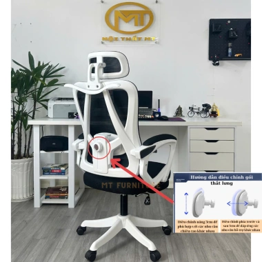 Ghế công thái học LUNAR M1/M2 - Ngã lưng thư giãn, gác chân, giảm giá 20% chỉ 1.554.000₫