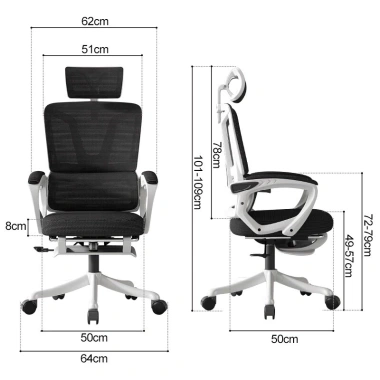 Ghế Công Thái Học Lưới Thoáng Khí TC-01 Bảo Vệ Cột Sống, Giá ưu đãi 749.000 5
