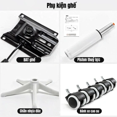 Ghế Công Thái Học PTS Tựa Đầu, Chống Mỏi Lưng, Nhựa PP - Người Lớn và Trẻ Em 688.940 VND