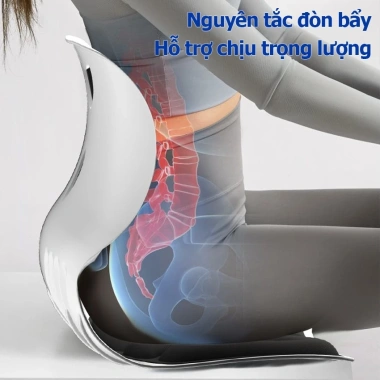 Ghế công thái học QPENZ hỗ trợ cột sống, điều chỉnh tư thế cho trẻ em và người lớn, lớp lót êm - Giá chỉ 159.000₫