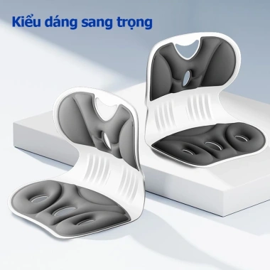 Ghế công thái học QPENZ hỗ trợ cột sống, điều chỉnh tư thế cho trẻ em và người lớn, lớp lót êm - Giá chỉ 159.000₫