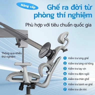 Ghế Công Thái Học TECH HOME Hỗ Trợ Cột Sống, Ngả Lưng 125°, Gác Chân Tiện Lợi 1,499,000₫ 6 Ghế Công Thái Học TECH HOME Hỗ Trợ Cột Sống, Ngả Lưng 125°, Gác Chân Tiện Lợi 1,499,000₫ 6