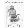 Ghế Công Thái Học TECH HOME Hỗ Trợ Cột Sống, Ngả Lưng 125°, Gác Chân Tiện Lợi 1,499,000₫ 9