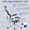 Ghế công thái học văn phòng ngã lưng, xoay 360, giảm giá 2.099k - Chỉ 2,099,000₫ 7
