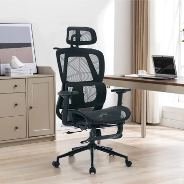 Ghế công thái học văn phòng ngã lưng, xoay 360, giảm giá 2.099k - Chỉ 2,099,000₫