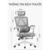 Ghế Công Thái Học Xoay Văn Phòng CTH-27 - Tựa Đầu, Gác Chân, Cao Cấp, 1.670.000₫ 6