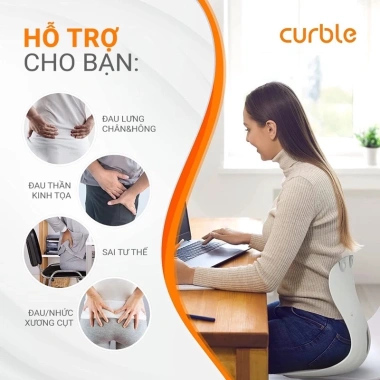 Ghế Curble Chair Grand chính hãng 60kg điều chỉnh tư thế, chống gù, Made in Korea Giá 1.1 triệu (giá gốc 1.397 triệu) 8