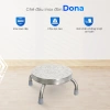 Ghế đẩu inox mini QUI PHÚC - inox sáng bóng, chắc chắn, chống trượt, tiện lợi, ghế ngồi xổm giá 106.272₫ 3