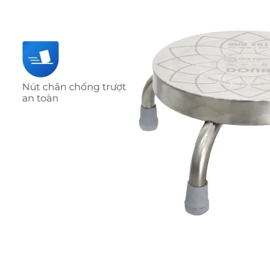 Ghế đẩu inox mini QUI PHÚC - inox sáng bóng, chắc chắn, chống trượt, tiện lợi, ghế ngồi xổm giá 106.272₫ 4 Ghế đẩu inox mini QUI PHÚC - inox sáng bóng, chắc chắn, chống trượt, tiện lợi, ghế ngồi xổm giá 106.272₫ 4