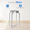 Ghế đẩu inox QUI PHÚC 201/304 cao cấp - sáng bóng, an toàn, chắc chắn, tiện lợi, giảm còn 154.980đ 2