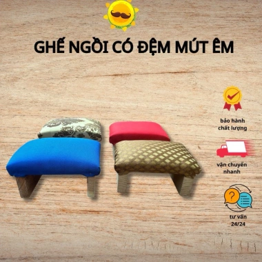 Ghế đẩu ngồi bệt đệm mút êm tiện lợi cho công việc thủ công - Giá chỉ 60.000₫ 3 Ghế đẩu ngồi bệt đệm mút êm tiện lợi cho công việc thủ công - Giá chỉ 60.000₫ 3