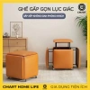 Ghế Đẩu RUBIK - Ghế Sofa Gấp Đa Năng Tiết Kiệm Không Gian, Phòng Khách 595k